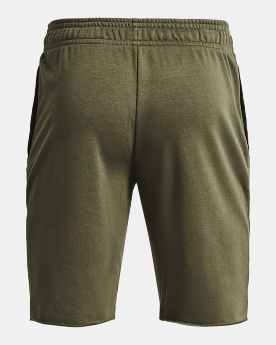 Short UA Rival Terry pour homme, Green, pdpMainDesktop image number 5
